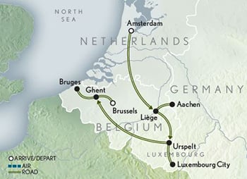 2023 Conn Netherlands Belgium Luxembourg map