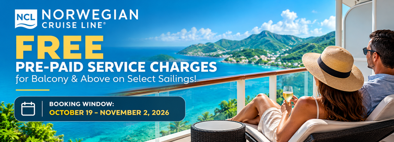 FREE Pre-Paid Gratuities!